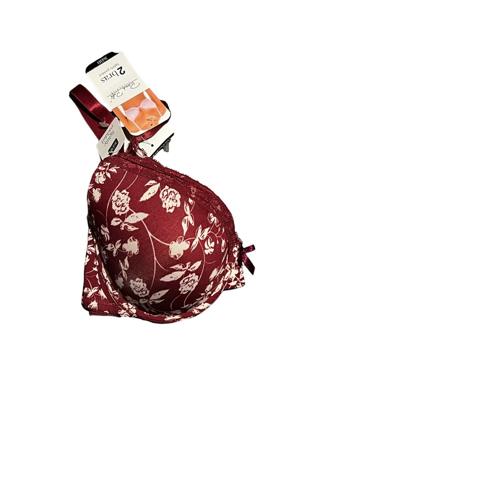 René Rofé Lightly Padded Red Flower ~ 36DD